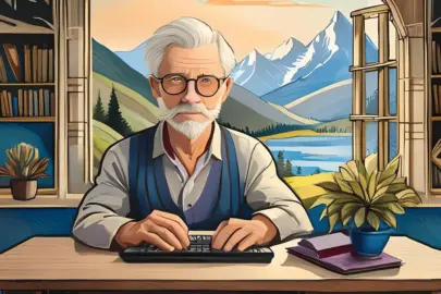 Firefly Ein älterer, weißer Mann, kurzen Haaren, ohne Gesichtsbehaarung, nur mit Oberlippenbart und