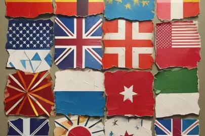 Firefly zerrissene Flaggen verschiedenster Nationen 64377