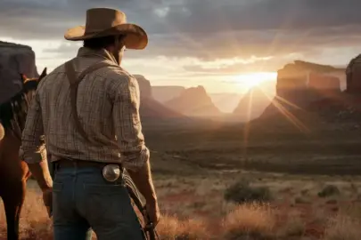 a classic western scene featuring a rugged cowboy G0aJkiqZSmqUztpOsFXMKQ o9BUSLdS1KGvqGBdfLJPQ