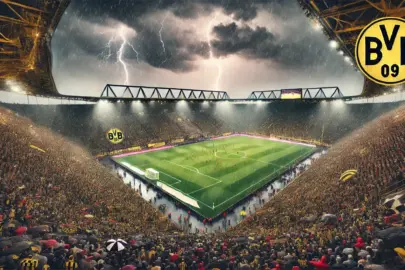Aerial view of Dortmund's football stadium updated resized
