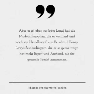 Von Modephilosophen aus Kräwinkel