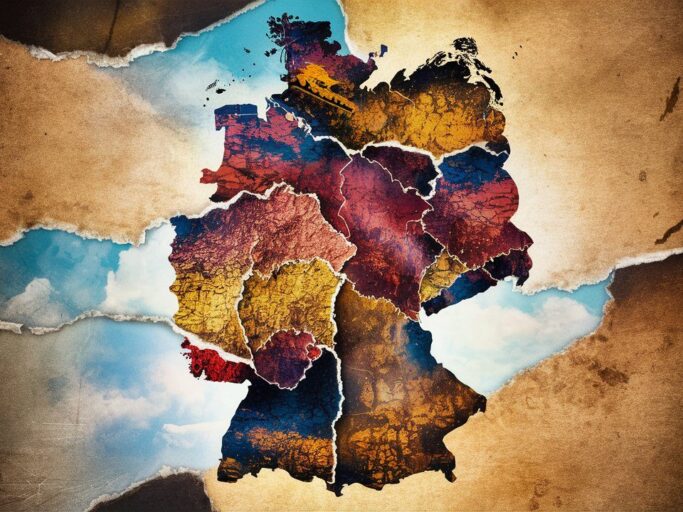 a torn german map with vivid color effects display rCxtKK7 Sxi1XZV6iMjsEA P7vE7WTxSgWctEdJjDmnfA