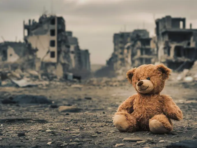 a poignant image of a war torn landscape featuring 6ILxD V9TmapWhlmZG3Bwg Nd d Fu7TwCVQH4FAsY60A