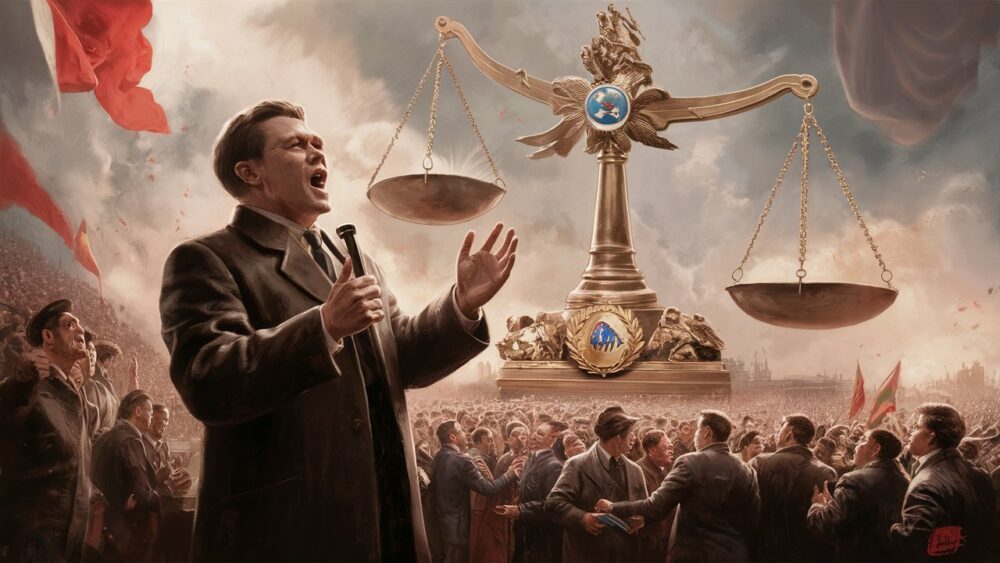 a powerful image of a socialist orator delivering H5fqtJNcSOS4Xsvl8RdM4w gDTDjFl SNitvfRSVtEdIw