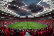 fussballarena ausverkauft die fans sind mit roten J5TcRgndSQexYbC8H4PDAg K2Ll4DsHQOm7jrfz0O6WKg