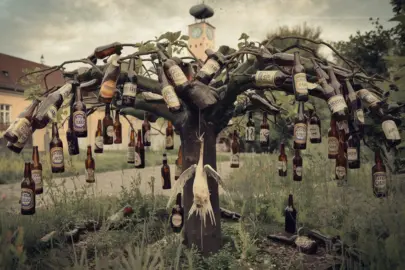 a photo of a schoner kirchor beer tree with a dead QvvkHAWHR8K68zZFarHloA b4ubZgylTSy1 bC4SoXHwA