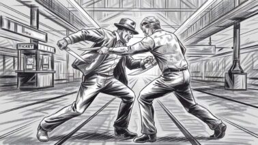a black and white pencil drawing of two men fighti Et0EMXPNQsyCb cc6vIOdA mmdUqCkWRt6VhGWM vQfzQ
