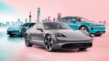 a high contrast image of two electric cars a porsc FtARXr2xSG6wMldNKgzjQg Y6XzzbvtQEinDuwJAu1HjA