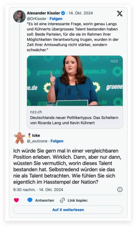 Politikertypus kIssler