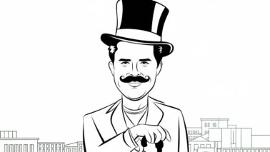 a black and white illustration of a man with a mus ej4rdSHbQq2YKxjVZbzX6Q yx2nDU8MTAm3bL5wzy8BFA