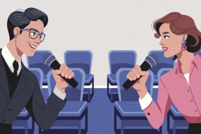 a dynamic illustration of a debate there s a man w njgv2pifQTulWMWO2XOcqw rZFzgrYSRzezFMN7Yy0H0A