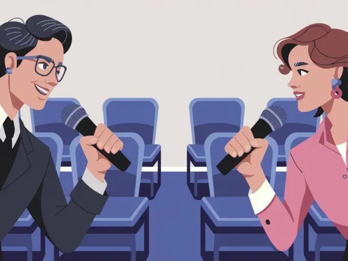 a dynamic illustration of a debate there s a man w njgv2pifQTulWMWO2XOcqw rZFzgrYSRzezFMN7Yy0H0A