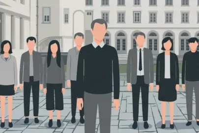 Gesichtslose Personen