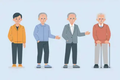 a chronologically illustrated sequence of an aging 7vUZHAkUS4GE7NCrhOYA w LjuDJ6phRIm33klQmuSYkw