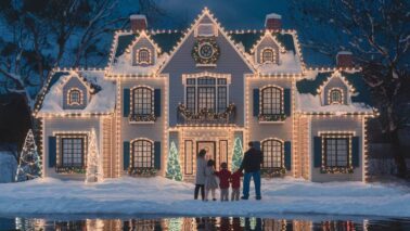 a kitsch scene of a house in the snow decorated wi F26acBiT56uWYDt1rQFIQ JkwbZnvgQ2WfbQLUItC6kw
