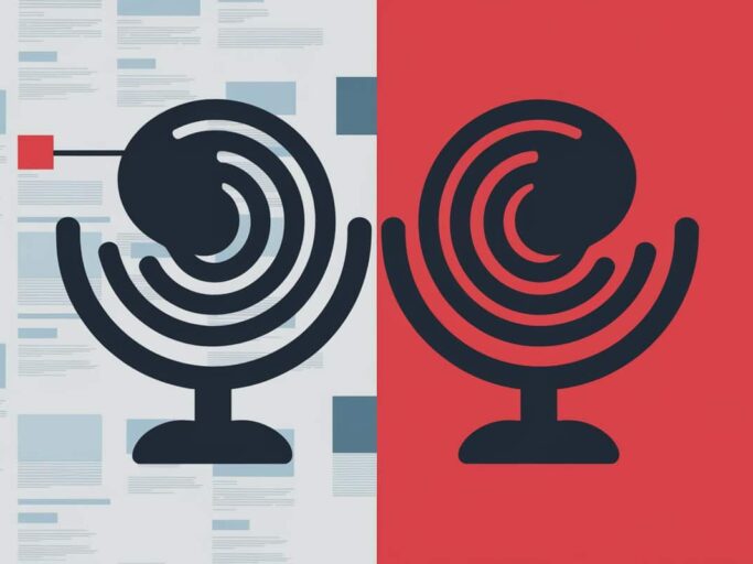 eine symbolische darstellung eines mikrofon das in yXn1x46jSnuGXFzMhjIViA qWTGVdVSTbuNbyBxHg2ROQ