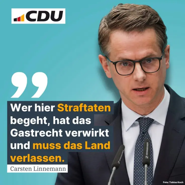 Linnemann cdu migration wahlkampf