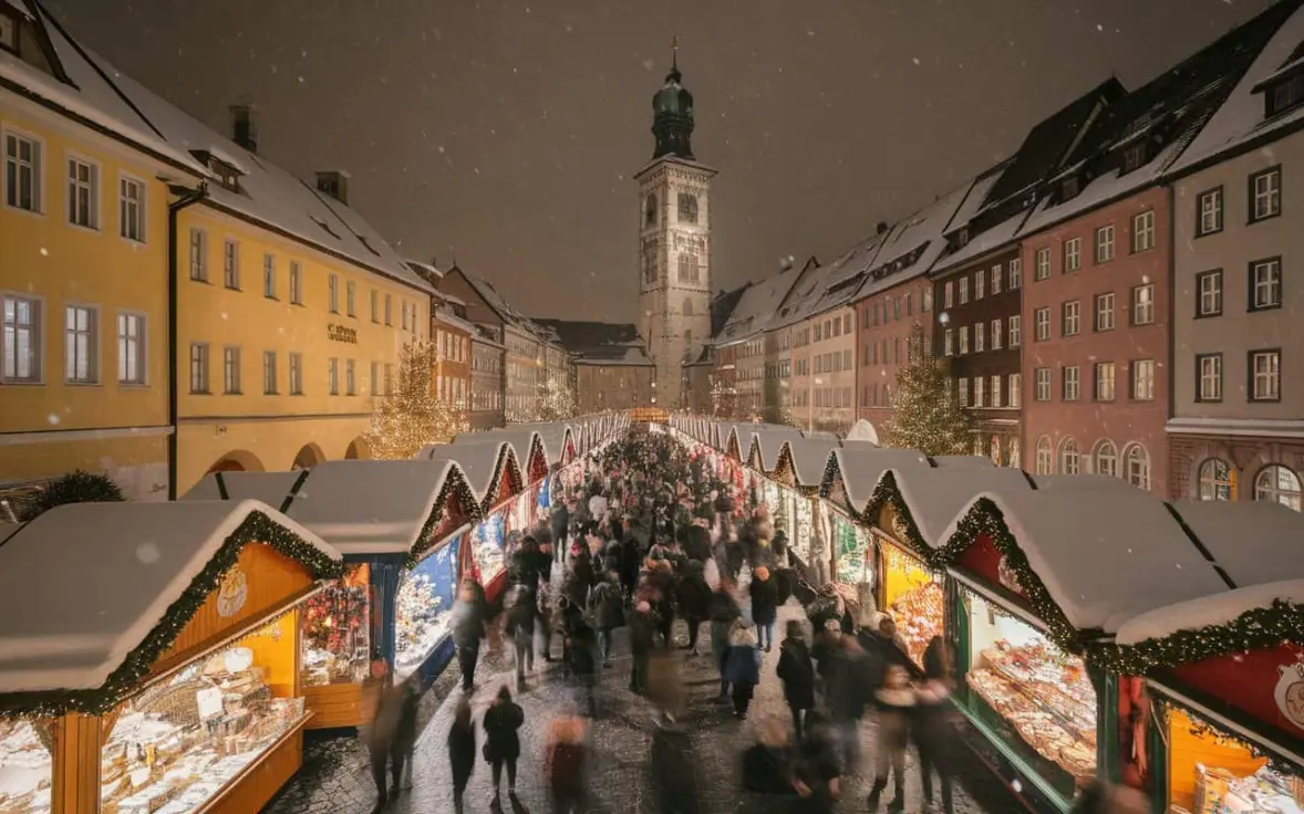 a photo of a weihnachtsmarkt in a wunder JZpaPyIMRs6RnHpaDfyQJg e4ft9K sSS6QzHGX6Je0wg