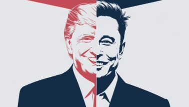 a modern minimalist illustration of trum 4Af0pomCQZeG5vLNyZMFWQ aEtvKASTBeYdqDSg6rpGg