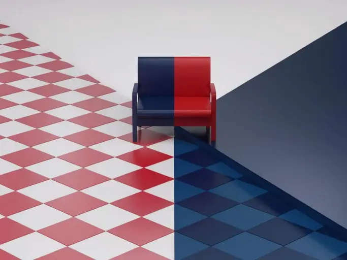 a 3d render of a divided composition wit LxU4LzLeQJ jcA2 snmE A HwlHBXGASo2hWjRkK2Ig w