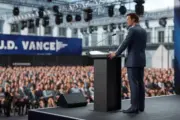 Rede von J.D. Vance in München: Provokation, Spaltung und die Frage nach der Meinungsfreiheit 2 a 3d render of j d vance giving a speech EQwf1MBLS0OQ0oG8WjbTPg XoofsBIkRQKFuI3pF6O47g