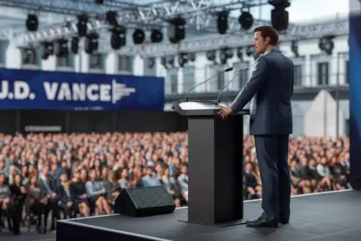 a 3d render of j d vance giving a speech EQwf1MBLS0OQ0oG8WjbTPg XoofsBIkRQKFuI3pF6O47g