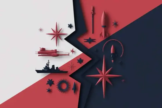 Zahlen, Strategie und Realität: Die Grenzen der häufig wiederholten Argumentation von Linken-Co-Chef Jan van Aken 3 a minimalist 3d render design in red whi qp1X3rJEQdi9L 2lZJ0nnA l2QazF4uS aiNZPPieF1cA