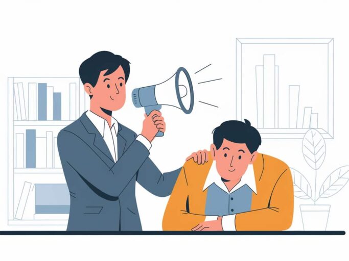 an illustration of a man standing in fro HaFGoZ0pTwOhHJf39G6qEA eT z Kn S2y6q9gE5Ob84Q