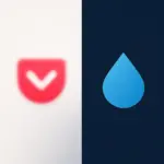 Ein schneller, reibungsloser Wechsel von Pocket zu Raindrop war möglich