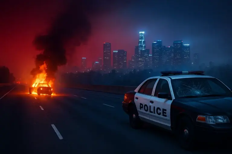 Proteste Los Angeles vs Trump