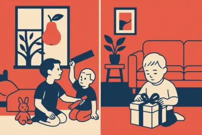 Symbolbild zum Wandel der Erziehung . von Dankbarkeit zu Gleichgültigkeit