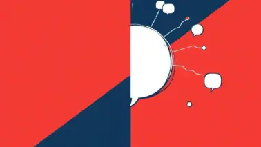 dialog rot weiss blau
