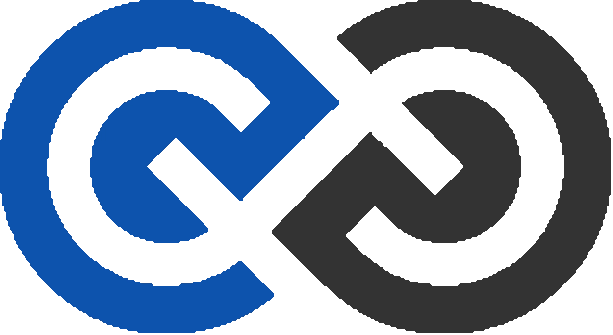 logo blau grau