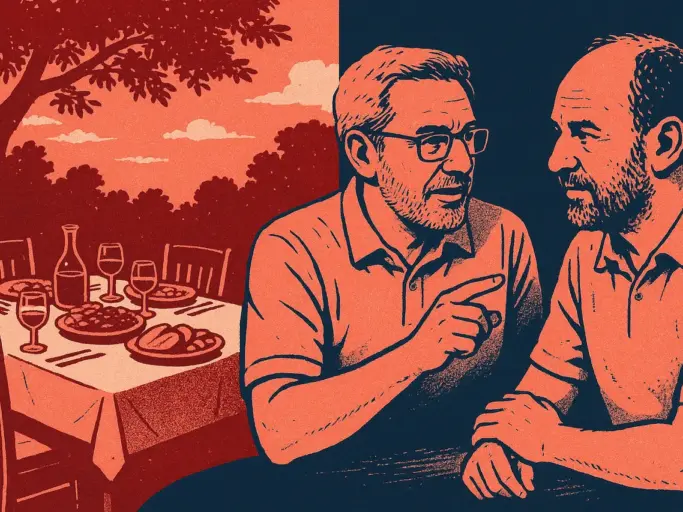 sommerabend freundschaft.