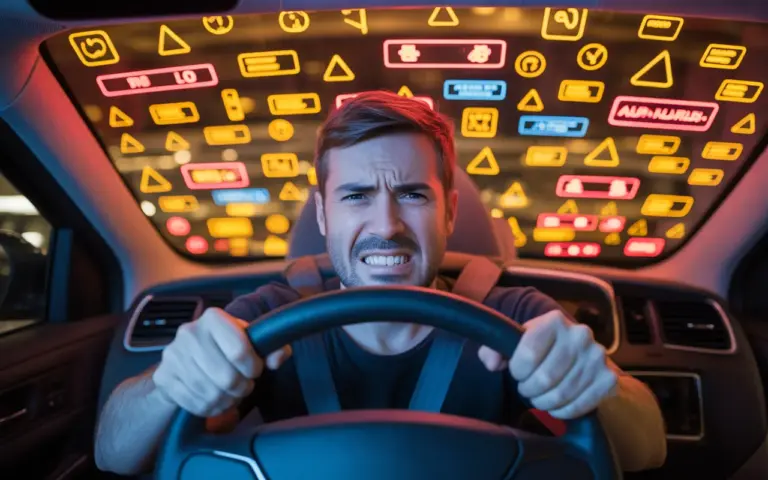 genervter autofahrer assistenzsysteme