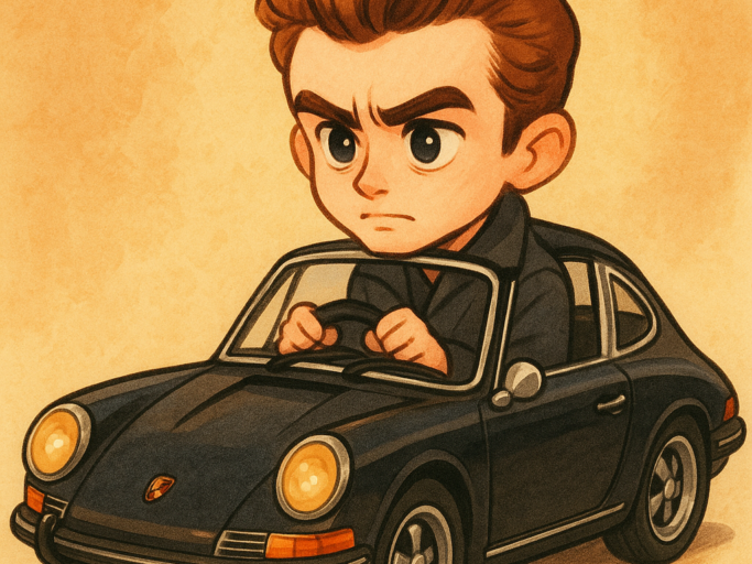 JamesDeen im Porsche