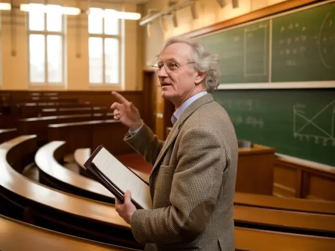 Professor im Hörsaal