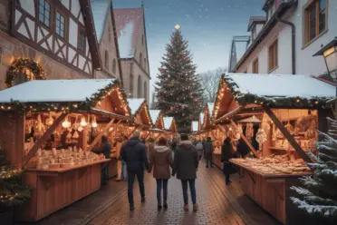 Stadtbild – Hier gibt’s ihn noch: einen Weihnachtsmarkt.