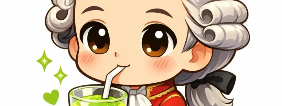 Mozart, Mozart – ein Smoothie mit Strohhalm