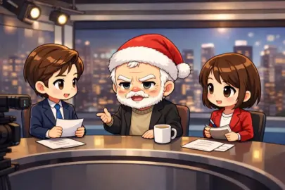 Nikolaus im TV Studio