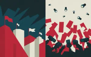 politik dschungel rot weiss blau