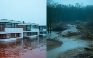 ressourcenschutzsiedlung starkregen bedburg Symbolbild