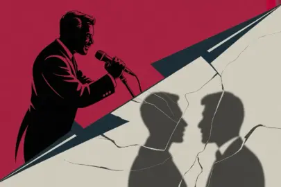 trumpspott und stille