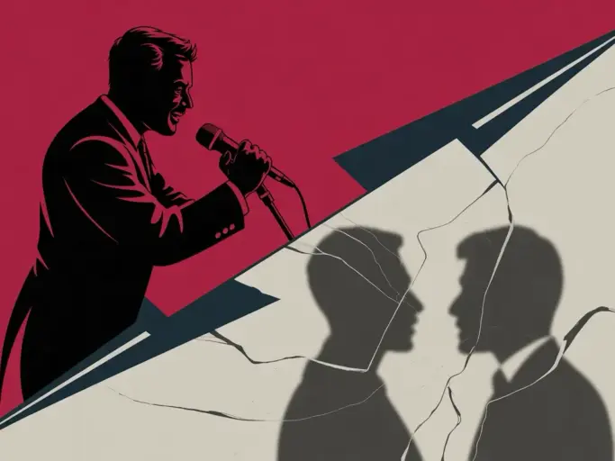 trumpspott und stille