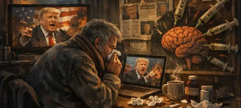 Grippe oder Trump? Beides macht krank.