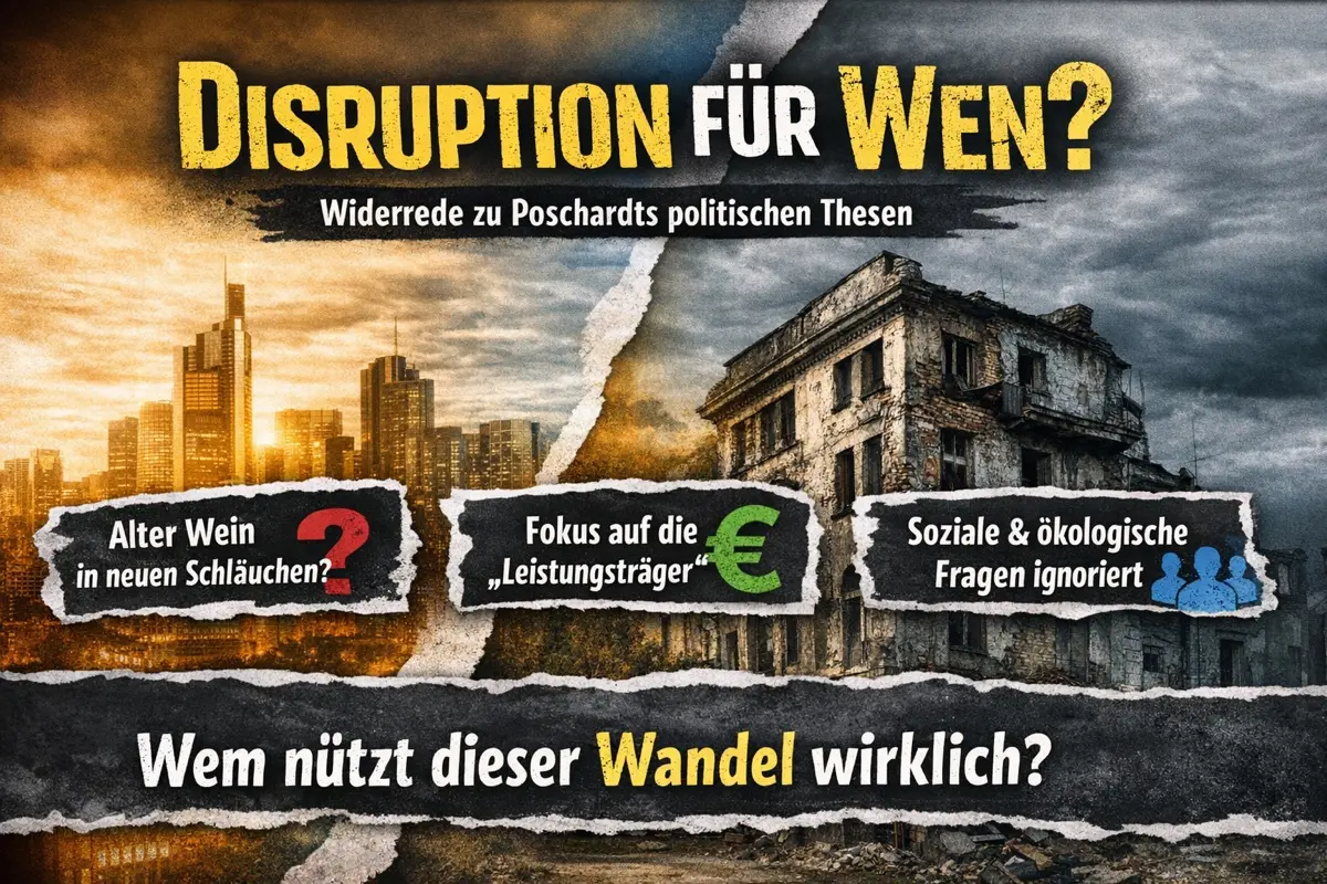 Disruption nach Poschardt