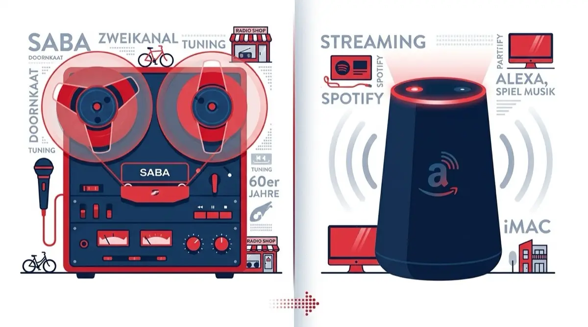 Von Saba-Spulen zu Alexa-Streams 2 Tonband Alexa