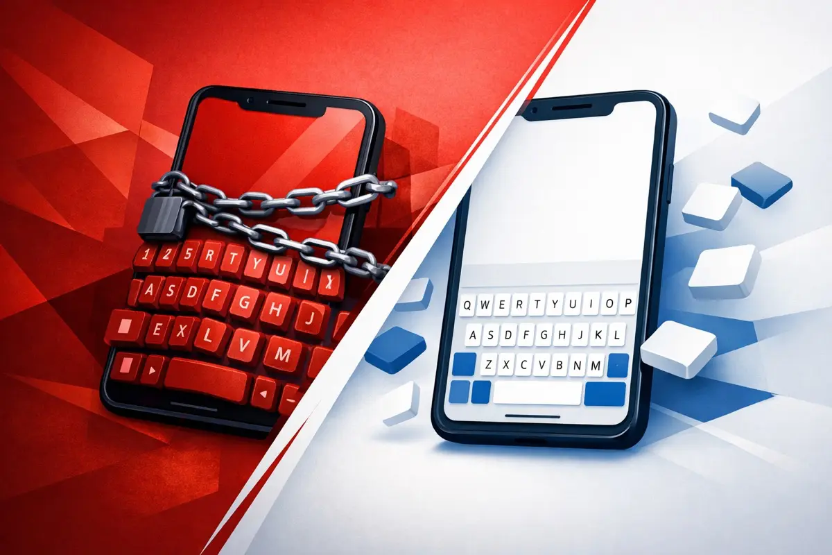 swiftkey - digitale selbstbestimmung tastatur trennung