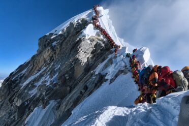 Bergsteiger im Doppelpack