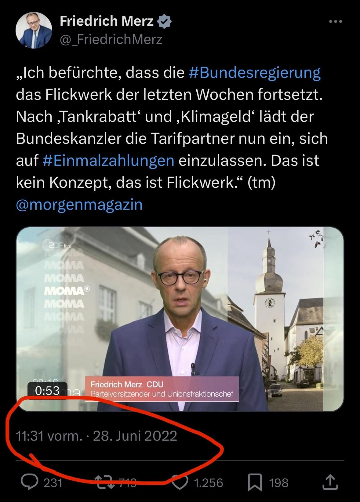 Merz früher mal